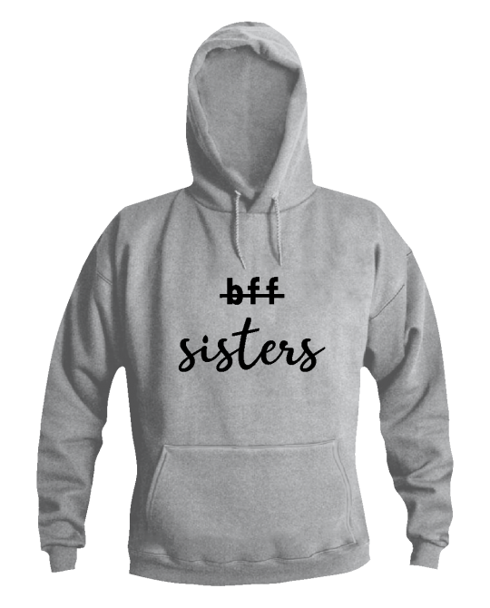 Džemperis  not bff but sisters